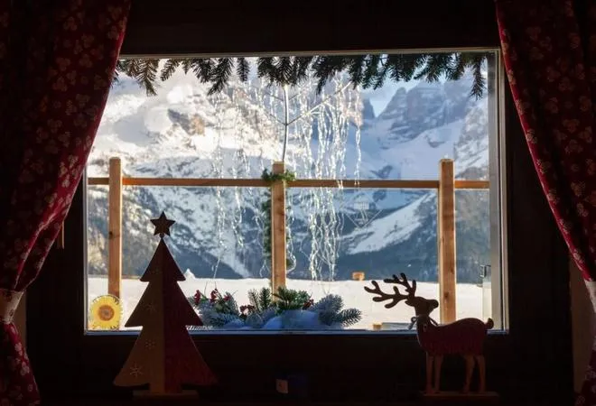 Cena in rifugio con gatto delle nevi a Madonna di Campiglio