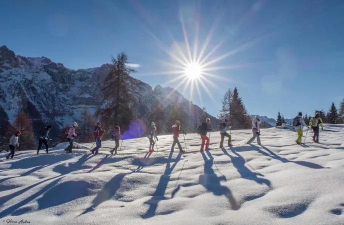 Ciaspolata in Val di Sole nel Parco Nazionale dello Stelvio