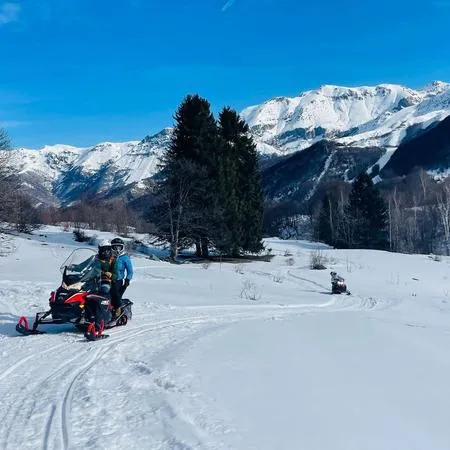 Escursione in motoslitta a Limone Piemonte