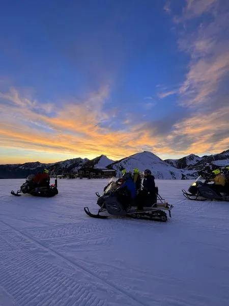 Escursione in motoslitta a Foppolo nella Bergamasca