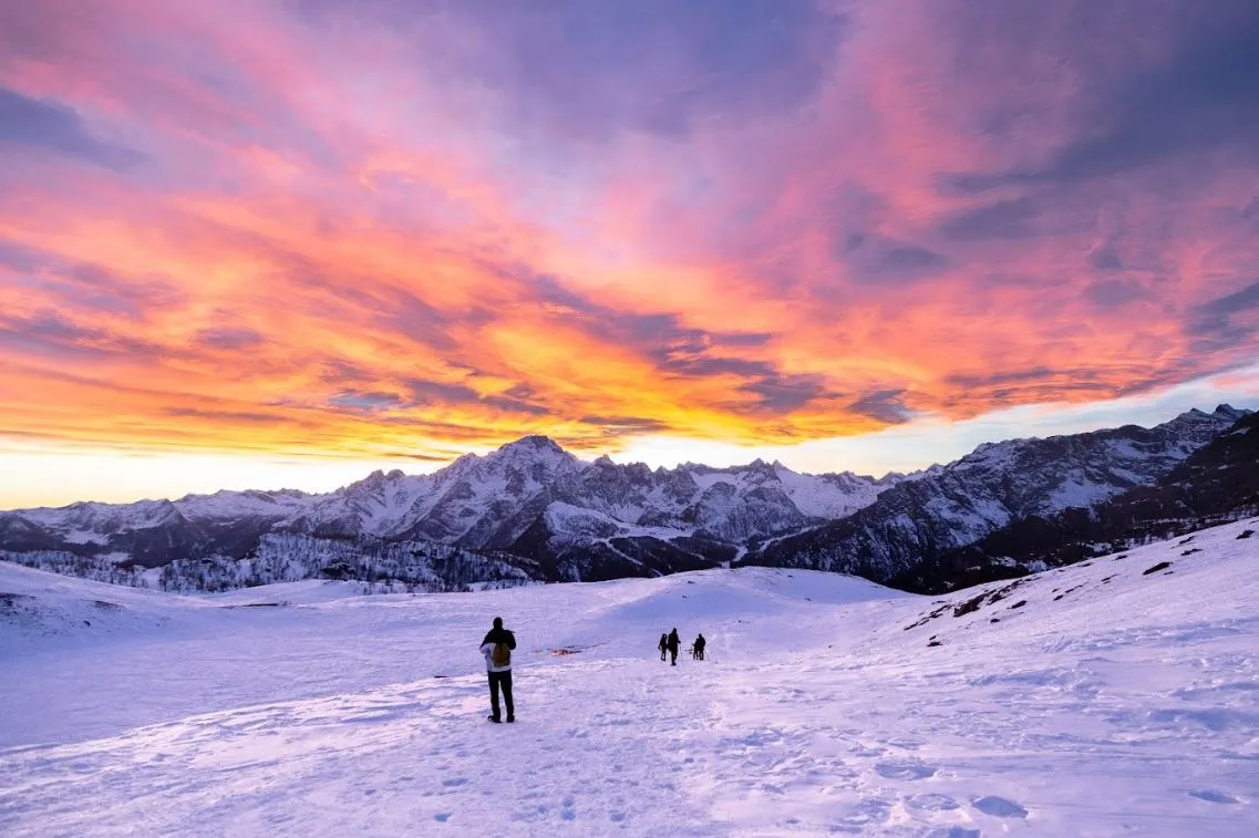 Ciaspolata con guida a Chiesa in Valmalenco
