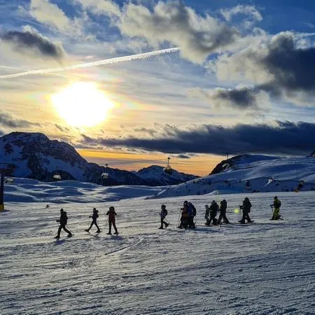 Ciaspolata di gruppo a Passo San Pellegrino da Moena