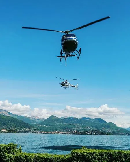 Giro in elicottero sui laghi della Brianza da Bresso