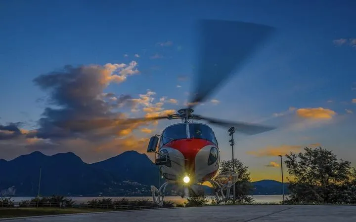 Giro in elicottero sul Lago Maggiore