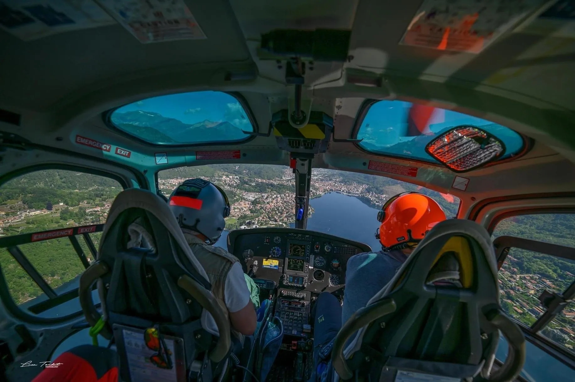 Giro in elicottero sul Lago Maggiore
