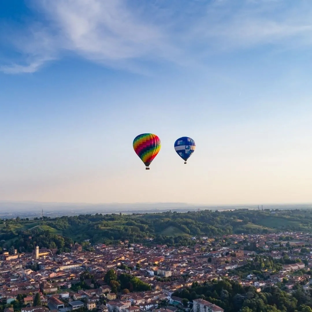 Giro in mongolfiera panoramico su Roma da Magliano Sabina