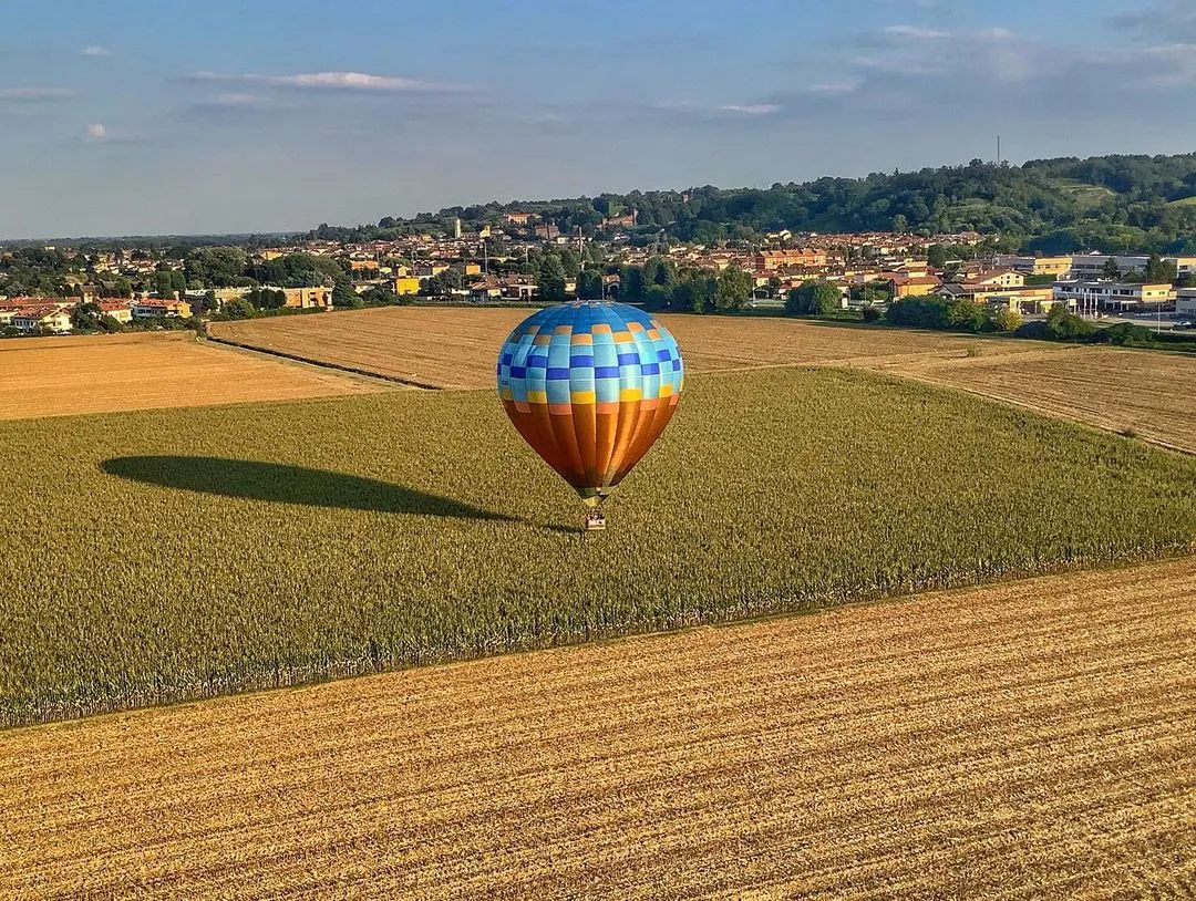 Volo in mongolfiera da San Colombano al Lambro fuori Milano