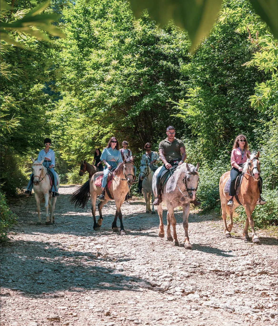 Passeggiata a cavallo fuori Latina con degustazione e visita alla cantina Marco Carpineti