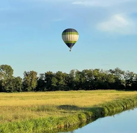 Giro in mongolfiera panoramico sopra Crema