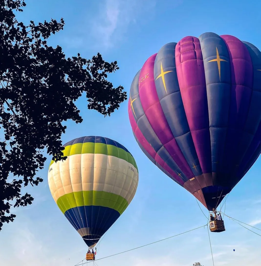 Giro in mongolfiera panoramico sopra Crema