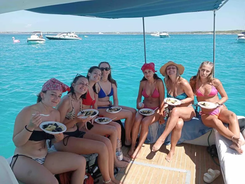 Escursione in barca di 3 ore da Gallipoli all'Isola di Sant'Andrea con aperitivo