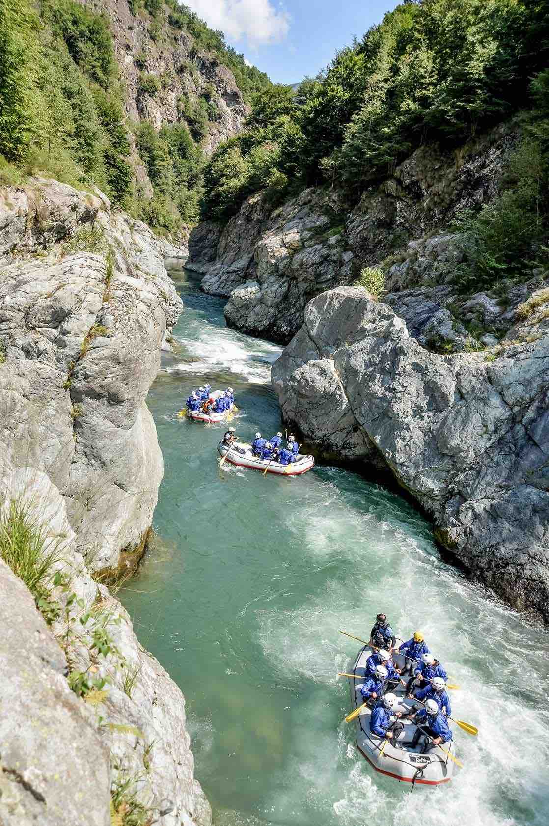 Rafting in Italia: I migliori 10 posti